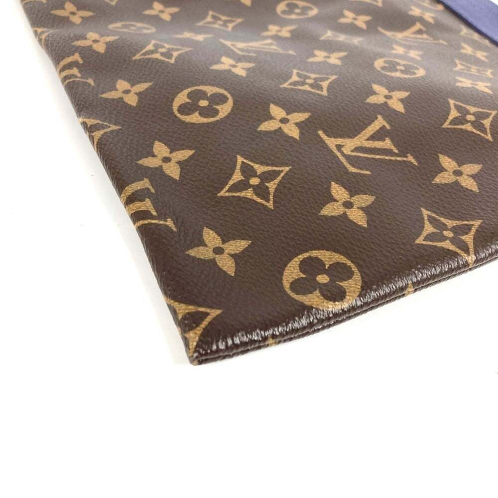 LOUIS VUITTON Brown Monogram Canvas Pochette Pouch - Picture 6 of 13